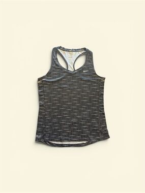Nike Women's Black Dotted Racerback Tank
